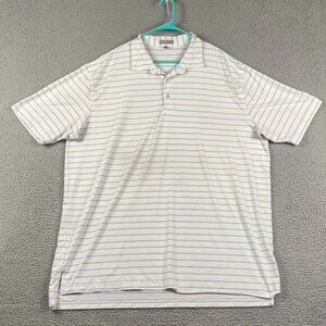 Peter Millar Summer Comfort Golf Polo Shirt Men's 2XL Smart Causal Business